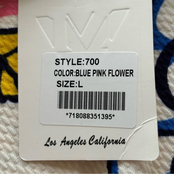 ❤️2/$15 or 3/$21❤️ NWT White Mark Bright Floral Flare Skirt, Size Large - Picture 11 of 12